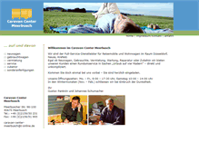 Tablet Screenshot of caravan-center-meerbusch.de